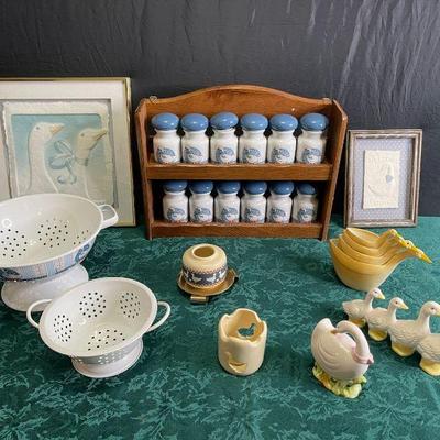 Geese kitchen items