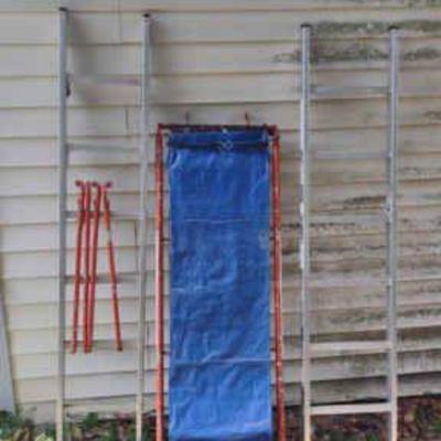 Ladder work platform