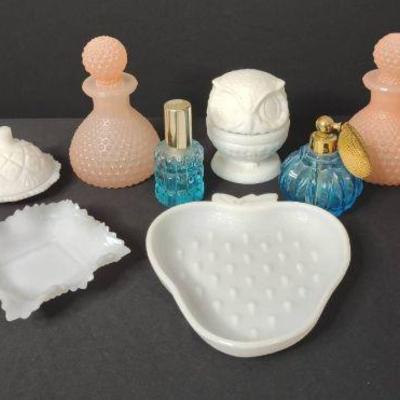 Fenton and milk glass collection