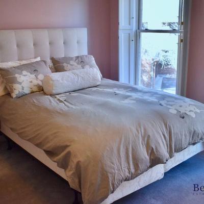 West Elm queen bed