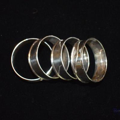 Sterling napkin rings