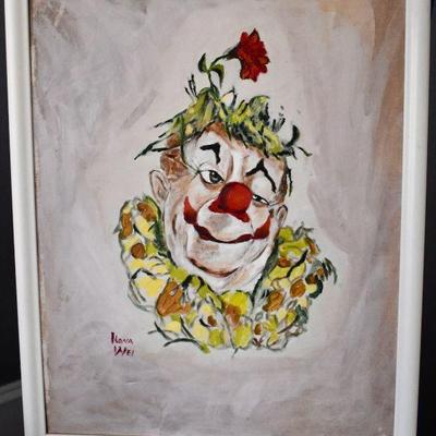 Ilona Wei clown painting