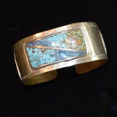 Sterling silver cuff bracelet