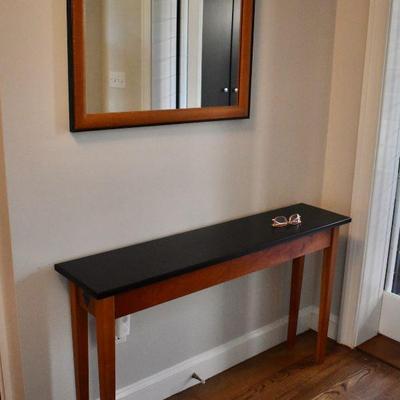 Ron Hausman console table and mirror