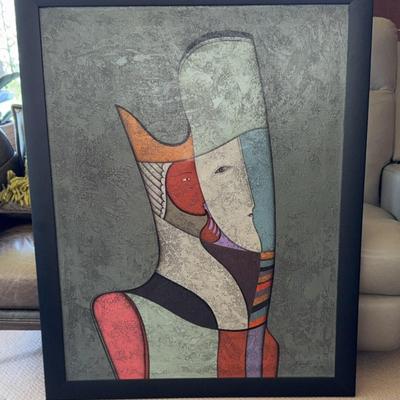 Mikhail Chemiakin’s ‘Metaphysical Double Portrait of Rebekka’ Serge Sorokko Gallery 