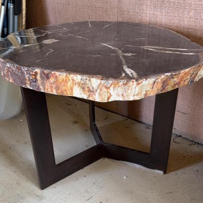 Petrified Wood Top Table #1