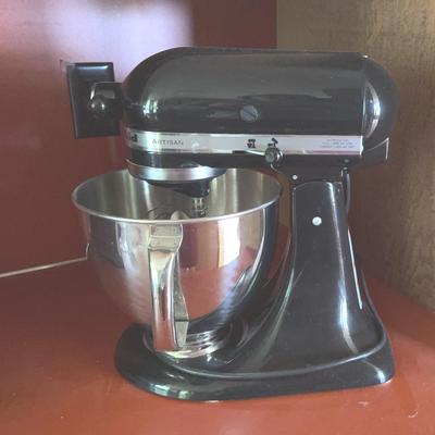 Onyx Black Artisan Kitchen Aid Countertop Mixer 