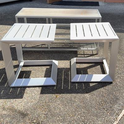 Aluminum Patio End Tables