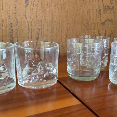 Liitons Rock Glasses/Fish Motif Barglasses 