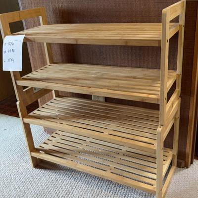 Wooden Shoe Rack x2