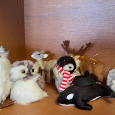 Woodland, Orca & Penguin Ornaments