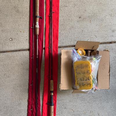 R.C. Winston Fishing Rods With Reels And Tackle Kit