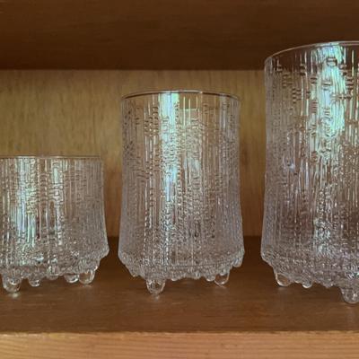 Designed by Tapio Wirkkala, Ultima Thule Glasswared-Finland 