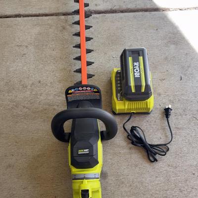 Ryobi 40v Trimmer With Battery Charger