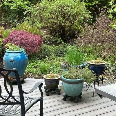 Variety of pots
