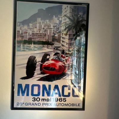 Monaco Grand Prix poster