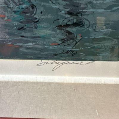 Signed artwork