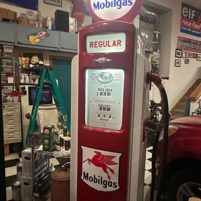 Vintage Mobilgas Pump