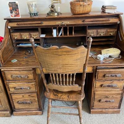 Roll top desk $50 