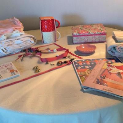 Linens, Jewelry, Coffee Cups, Magazines & More
