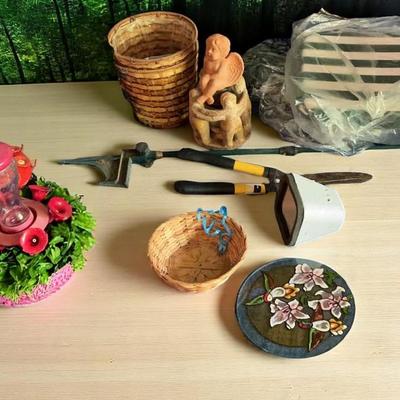 Garden Lot- Hummingbird Feeders, Tools & More