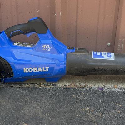 Kobalt Blower With Battery And Charger 