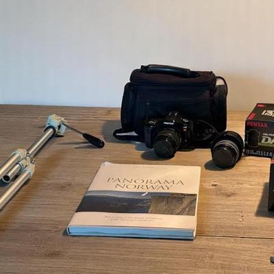 Pentax Digital Camera, Tripod, & More
