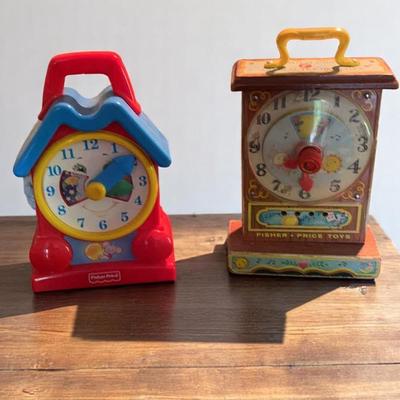 Fisher Price Musical Tick Tock Click, Fisher Price Windup Clock