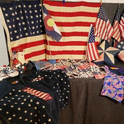 4th Of July Celebration Clothing, Flags, And Cushions