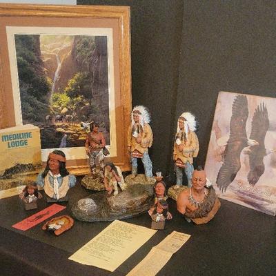 Montfort Original Western American Indian Sculptures