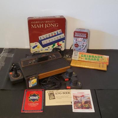 Atari Console With Pac Man & Combat