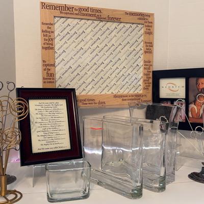 Picture Frames,card Holders And Flower Bases 