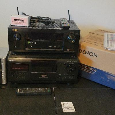 Denon,  Sony, and Panasonic Sound Electronics