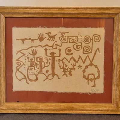 Vontage Anasazi-Style Rock Art