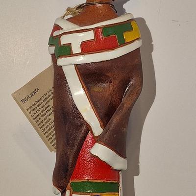 Vintage African Clay Figurine