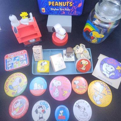 Snoopy Pins And Misc
