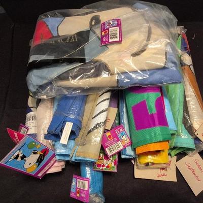 Mystery Lot of Snoopy and other Flags
