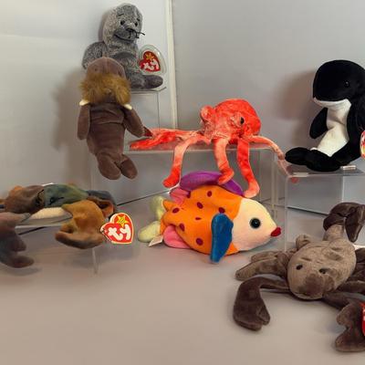Ty Sea Animals Lot #2