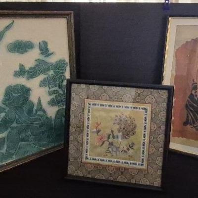 The art of Batik work from the far east - (220 - 589 CE) "Early 6 Dynasties"
