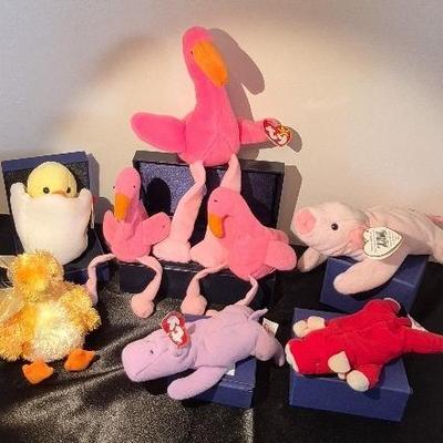 Ty Pigs, Flamingos + Chicks