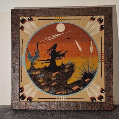 Vintage Navajo Sand Art