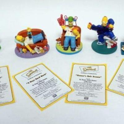 1165	THE SIMPSONS HAMILTON COLLECTION, GROUP OF 7
