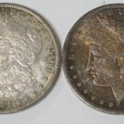 1192	2 MORGAN SILVER DOLLARS, 1884 O MINT
