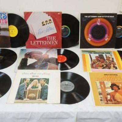 1255	GROUP OF VINTAGE FOLK ALBUMS
