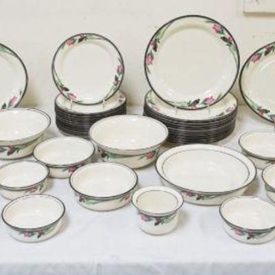 1035	LENOX *MIDNIGHT BLOSSOMS* DINNERWARE, 62 PIECES
