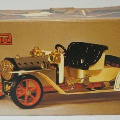 1141	MAMOD STEAM ENGINE CAR IN BOX *STEAM ROADSTER SAL*, BOX APPROXIMATELY 17 IN X 8 IN X 6 IN
