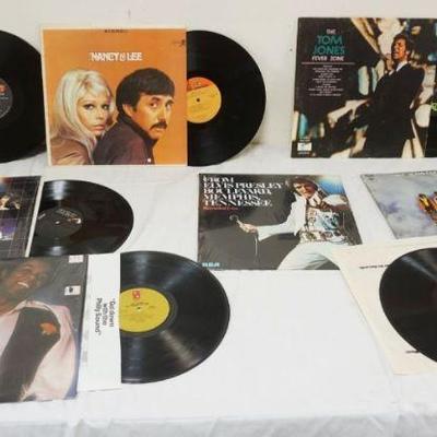 1261	GROUP OF ASSORTED ALBUMS INCLUDING ELVIS, TENNESSEE ALBUM SEALED
