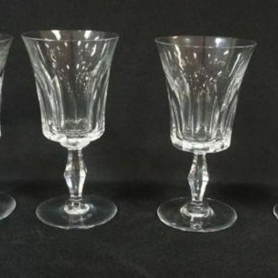 1057	6 BACCARAT CRYSTAL GOBLETS, APPROXIMATELY 7 IN HIGH
