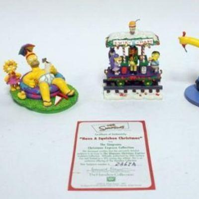 1166	THE SIMPSONS HAMILTON COLLECTION, GROUP OF 6
