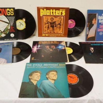 1257	GROUP OF VINTAGE ROCK ALBUMS
